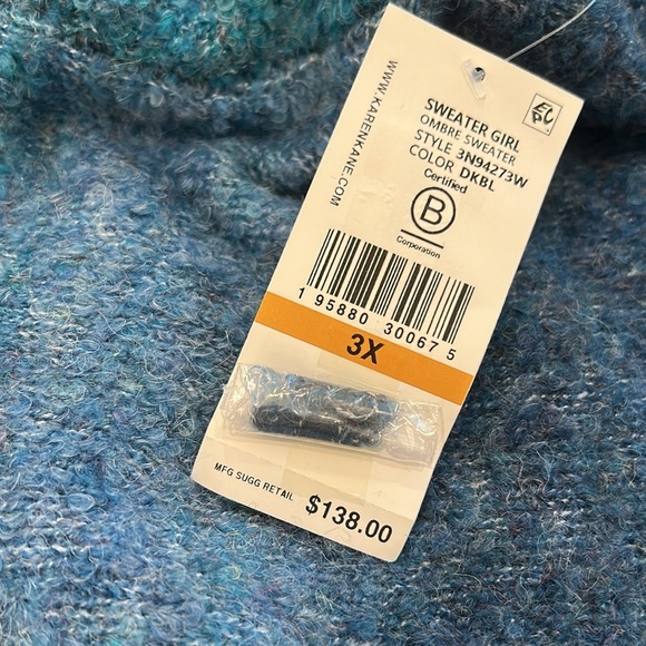 KAREN KANE Ombre Boucle Sweater - Picture 5 of 11